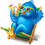 Twitter Relax Icon 64x64 png