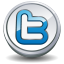 Twitter Round Button Icon 64x64 png