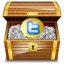 Twitter Treasure Icon 64x64 png