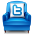 Twitter Armchair Icon 72x72 png