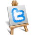 Twitter Art Icon 72x72 png