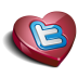Twitter Heart Icon 72x72 png