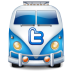 Twitter Van Blue Icon 72x72 png