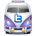 Twitter Van Purple Icon 72x72 png