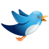 Twitter Blue Birdie Icon 96x96 png