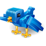 Twitter Robot Bird Icon 96x96 png