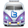 Twitter Van Purple Icon 96x96 png