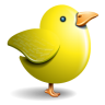 Twitter Yellow Bird Icon 96x96 png