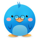 Cute Twitter4 Icon 128x128 png