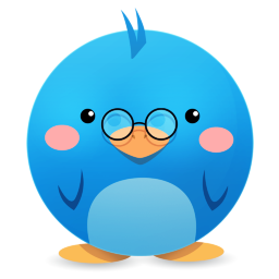 Cute Twitter4 Icon 256x256 png
