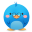 Cute Twitter4 Icon 32x32 png