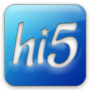 Hi5 Square Icon 128x128 png