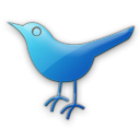 Twitter Bird 2 Icon 128x128 png