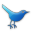 Twitter Bird 3 Icon 32x32 png