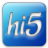 Hi5 Square Icon