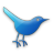 Twitter Bird 3 Icon 48x48 png