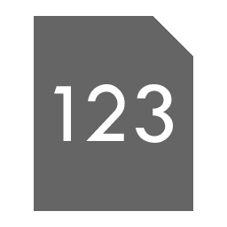 Numbers Icon 256x256 png