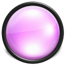 Purple Button Icon