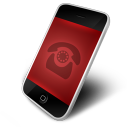 Phone Red Icon - IconFinder Icons - SoftIcons.com