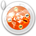 Safari Orange Icon 128x128 png