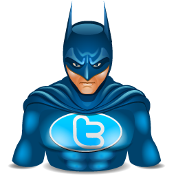 Twitter Batman Icon 256x256 png
