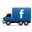 Social Truck Facebook 2 Icon 32x32 png
