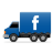 Social Truck Facebook 2 Icon 48x48 png