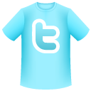 T Shirt Twitter Icon 128x128 png