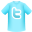 T Shirt Twitter Icon 32x32 png