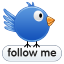 Twitter Follow Me Icon 64x64 png
