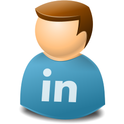 User LinkedIn Icon 256x256 png