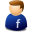 User Facebook Icon 32x32 png