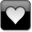 Black Style 01 Heart Icon 32x32 png