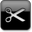 Black Style 05 Cut Icon 32x32 png