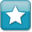 Blue Style 09 Star Icon 32x32 png