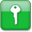 Green Style 07 Key Icon 32x32 png