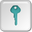 Grey Style 07 Key Icon 32x32 png