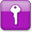 Purple Style 07 Key Icon 32x32 png