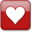 Red Style 01 Heart Icon 32x32 png