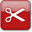 Red Style 05 Cut Icon 32x32 png