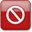 Red Style 14 No Entry Icon 32x32 png