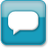 Blue Style 02 Talk Icon 48x48 png