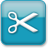 Blue Style 05 Cut Icon 48x48 png