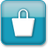 Blue Style 12 Shopping Icon 48x48 png