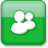 Green Style 15 Buddies Icon 48x48 png