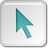Grey Style 04 Pointer Icon 48x48 png