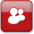Red Style 15 Buddies Icon 48x48 png