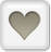 White Style 01 Heart Icon