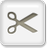 White Style 05 Cut Icon 48x48 png