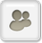 White Style 15 Buddies Icon 48x48 png
